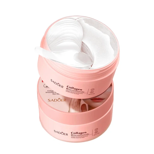 Патчі під очі Sadoer Collagen Niacinamide з колагеном 80 шт. - Фото 2 Патчі під очі Sadoer Collagen Niacinamide з колагеном 80 шт. - зображення 2