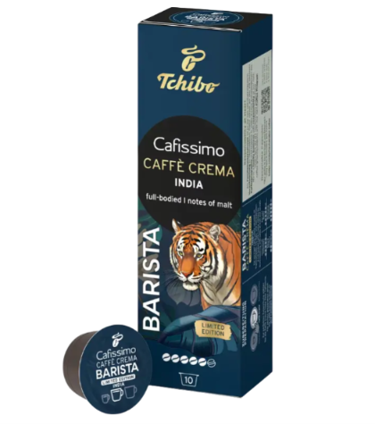 Кава в капсулах Tchibo Cafissimo Caffe Crema India 10 шт Caffitaly System - Фото 1 Кава в капсулах Tchibo Cafissimo Caffe Crema India 10 шт Caffitaly System - зображення 1
