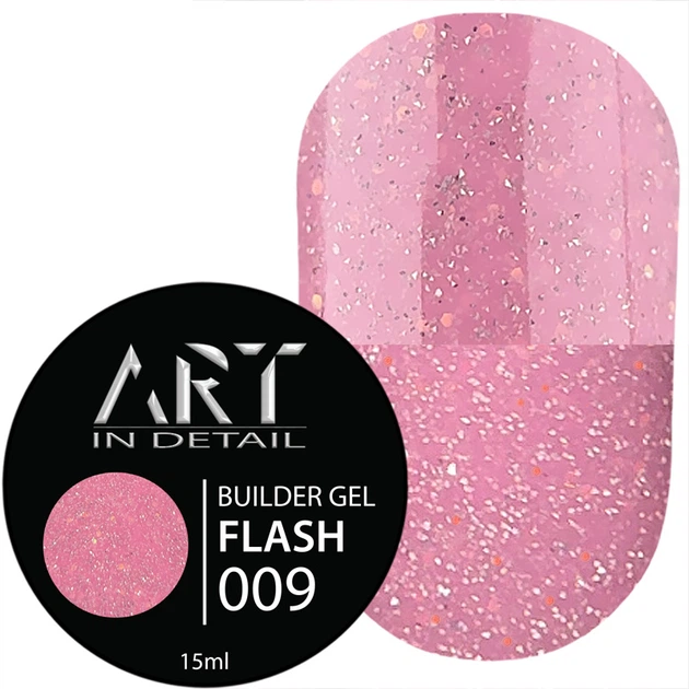 ART ART Builder Gel FLASH Моделюючий гель №009, 15 мл - Фото 1 ART ART Builder Gel FLASH Моделюючий гель №009, 15 мл - изображение 1