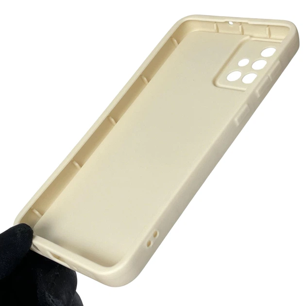 Чехол силиконовый Soft Touch с 3D принтом для Samsung Galaxy A71 (SM-A715F) молочный (Полная защита камеры) - Фото 3 Чехол силиконовый Soft Touch с 3D принтом для Samsung Galaxy A71 (SM-A715F) молочный (Полная защита камеры) - изображение 3