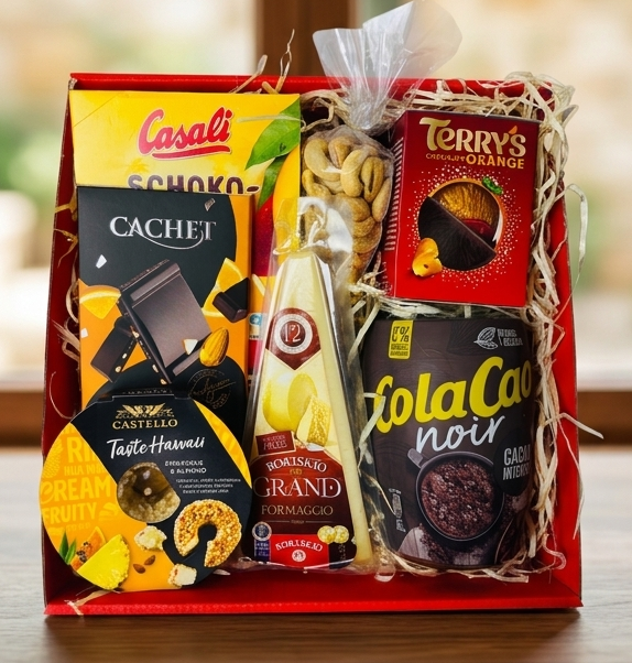 Подарочный набор Chocolate & Cheese - Фото 1 Подарочный набор Chocolate & Cheese - изображение 1