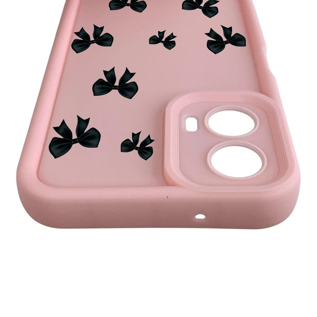 Чехол силиконовый Soft Touch с 3D принтом для Motorola G34 розовый (Полная защита камеры) - Фото 5 Чехол силиконовый Soft Touch с 3D принтом для Motorola G34 розовый (Полная защита камеры) - изображение 5