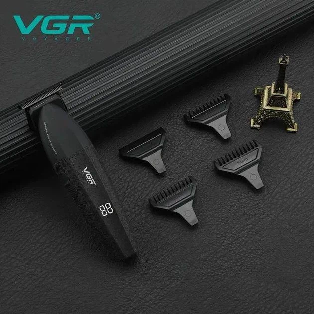 Электрический триммер VGR V-640T Black для стрижки волос с LED экраном 10639 - Фото 8 Электрический триммер VGR V-640T Black для стрижки волос с LED экраном 10639 - изображение 8
