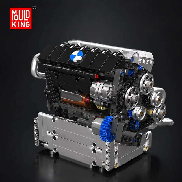 Конструктор Mould King двигатель BMW s55 engine 744 детали 10213 - Фото 2 Конструктор Mould King двигатель BMW s55 engine 744 детали 10213 - изображение 2