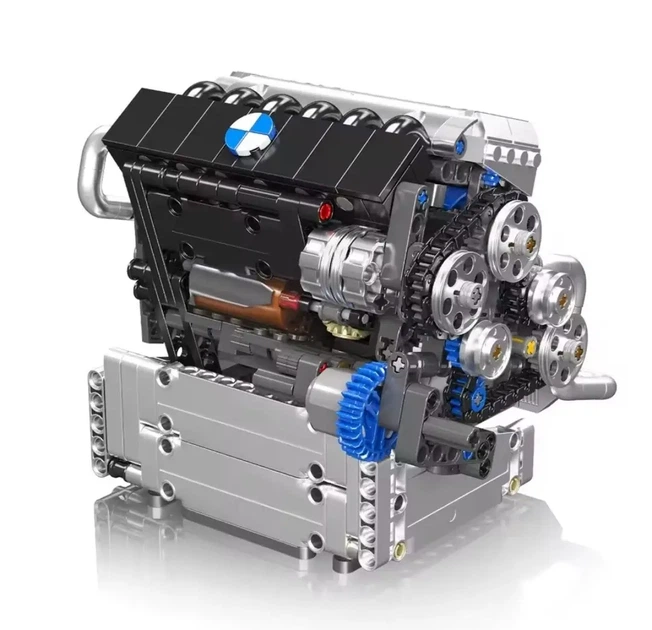 Конструктор Mould King двигатель BMW s55 engine 744 детали 10213 - Фото 3 Конструктор Mould King двигатель BMW s55 engine 744 детали 10213 - изображение 3