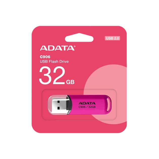 Флеш-накопичувач ADATA USB 2.0 C906 32Gb Purple Pink - изображение 2