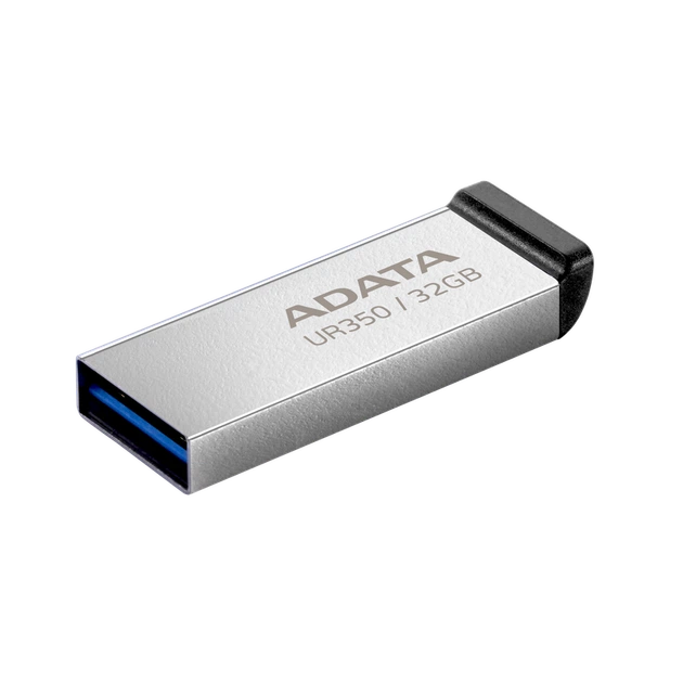Флеш-накопичувач ADATA USB 3.2 UR 350 32Gb Silver/Black - изображение 4