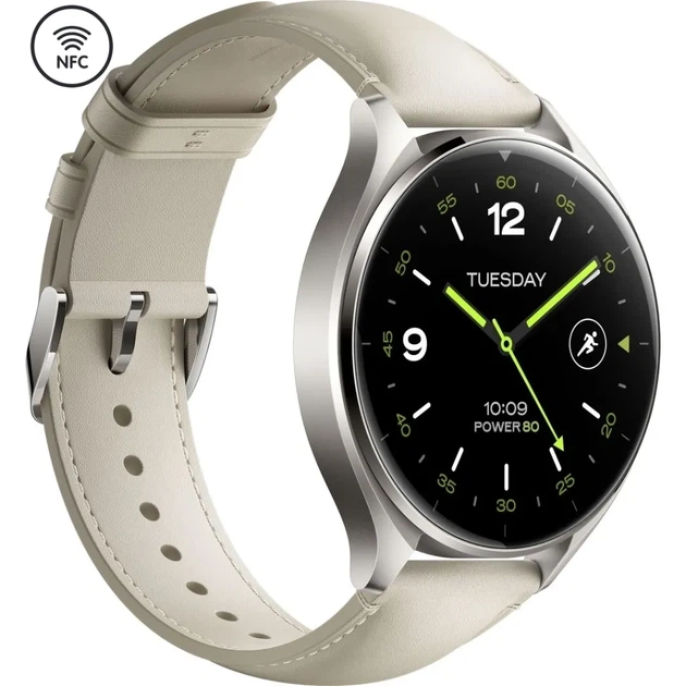 Смарт-годинник Xiaomi Watch 2 Titan BHR9306GL Gray Case White Leather Strap (1093970) - Фото 3 Смарт-годинник Xiaomi Watch 2 Titan BHR9306GL Gray Case White Leather Strap (1093970) - зображення 3