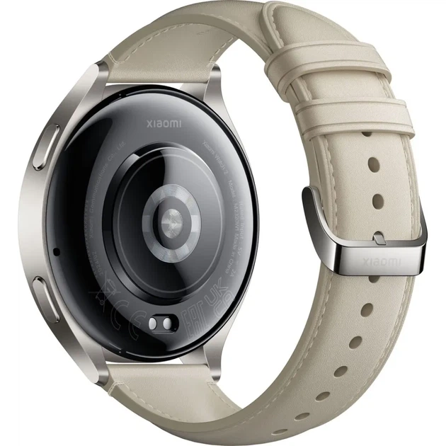 Смарт-годинник Xiaomi Watch 2 Titan BHR9306GL Gray Case White Leather Strap (1093970) - Фото 6 Смарт-годинник Xiaomi Watch 2 Titan BHR9306GL Gray Case White Leather Strap (1093970) - зображення 6