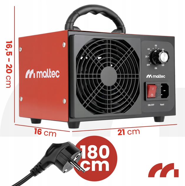 Генератор озону MalTec MasterOzone 115050 60 000 мг/год - Фото 4 Генератор озону MalTec MasterOzone 115050 60 000 мг/год - зображення 4