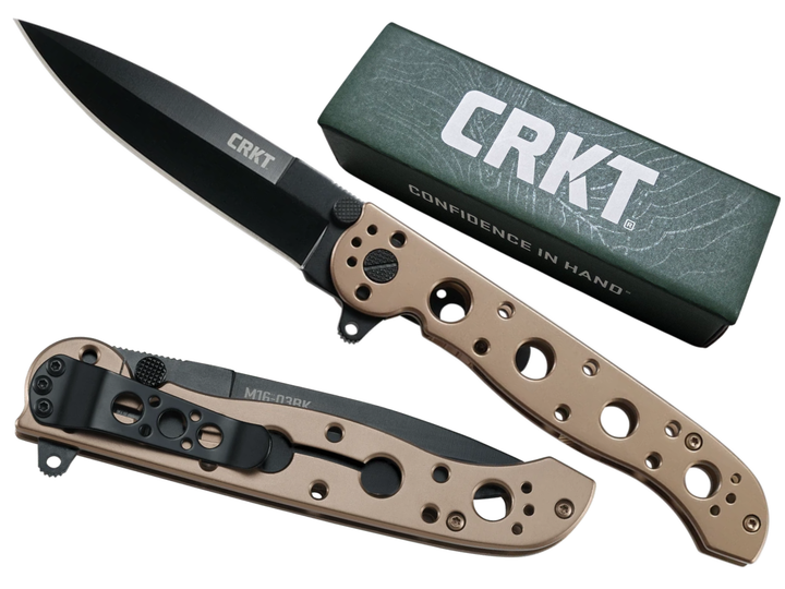 Кишеньковий ніж CRKT M16 Bronze/Black (M16-03BK) - Фото 2 Кишеньковий ніж CRKT M16 Bronze/Black (M16-03BK) - изображение 2