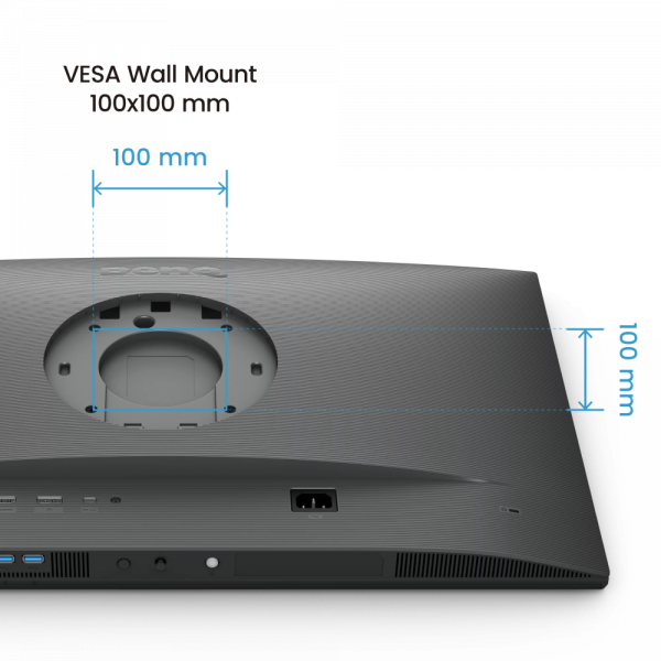BENQ 27" 16:9 ips професійний рк монітор, 2560х1440, 6 0 Гц, 5 мс (GtG), 100% sRGB/REC. 709, kvm, hdr10, rd270q Black - зображення 9