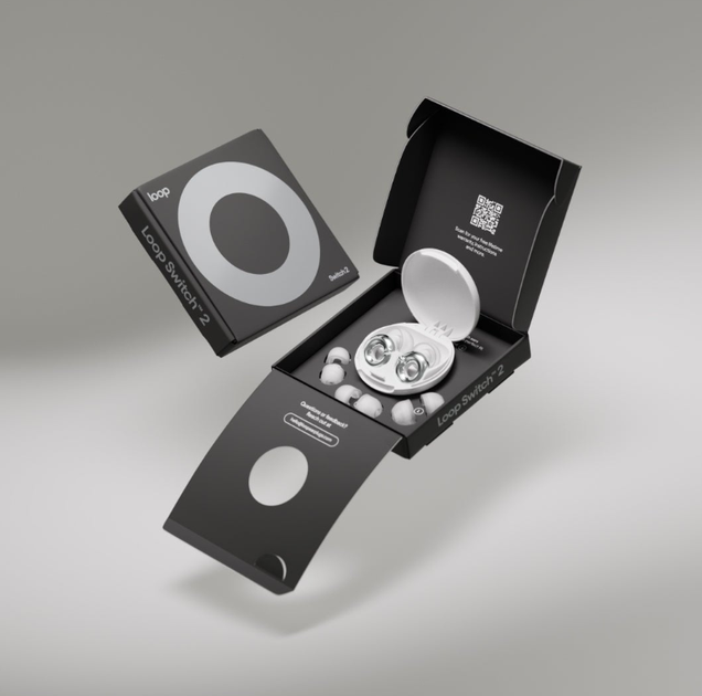 Беруши Loop Switch 2 Silver, с регулировкой шумопонижения, 3 режима 20/23/26 дБ, многоразовые - изображение 2