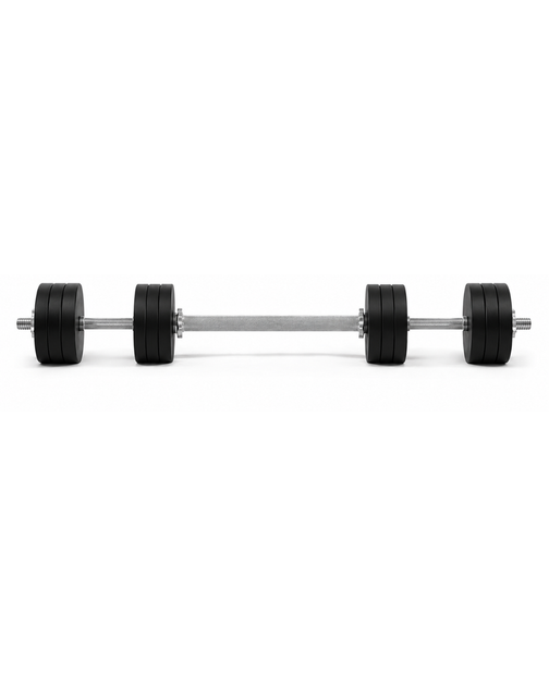 Гантелі Model Classic (полімерне покриття), 40 кг (2×20) + з'єднювач - изображение 2