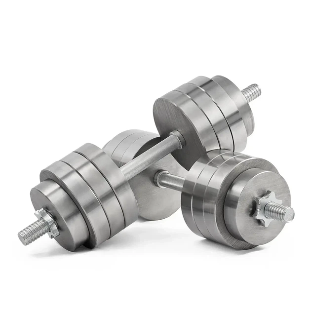 Гантелі Model Progressive, 74 кг (2×37) + з'єднювач - Фото 4 Гантелі Model Progressive, 74 кг (2×37) + з'єднювач - изображение 4