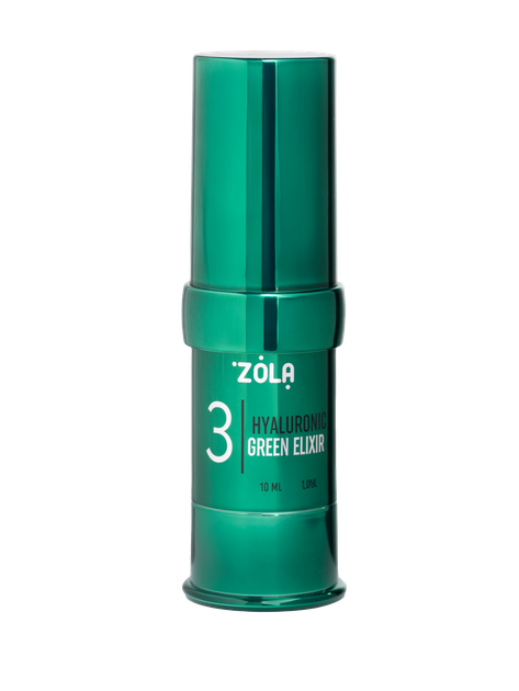 ZOLA Color Lab 03 Hyaluronic Green Elixir, Склад для ламінування, 10 мл - Фото 3 ZOLA Color Lab 03 Hyaluronic Green Elixir, Склад для ламінування, 10 мл - зображення 3