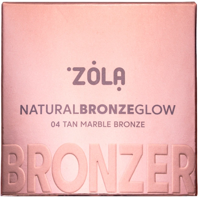 ZOLA Бронзер Natural Bronze Glow 04 Мармурова засмагла бронза Tan Marble Bronze - Фото 3 ZOLA Бронзер Natural Bronze Glow 04 Мармурова засмагла бронза Tan Marble Bronze - зображення 3