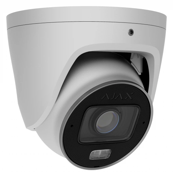 IP-камера дротова Ajax TurretCam hlvf 5 mp White, 2.8-12 мм, PoE, True wdr, ip67, ік 60 м, led 40 м, аудіо, кут огляду від 31° до 111°, вулична, біла, 126281.197.wh1 000063794 - Фото 1 IP-камера дротова Ajax TurretCam hlvf 5 mp White, 2.8-12 мм, PoE, True wdr, ip67, ік 60 м, led 40 м, аудіо, кут огляду від 31° до 111°, вулична, біла, 126281.197.wh1 000063794 - зображення 1