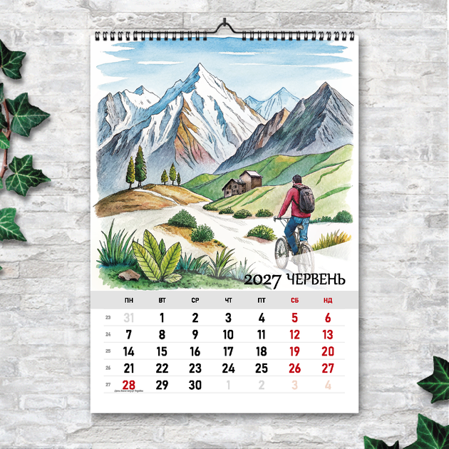 Календарь А3 перекидной настенный Рисунки 13 листов ENTERSTORE (art. 250146) - изображение 7