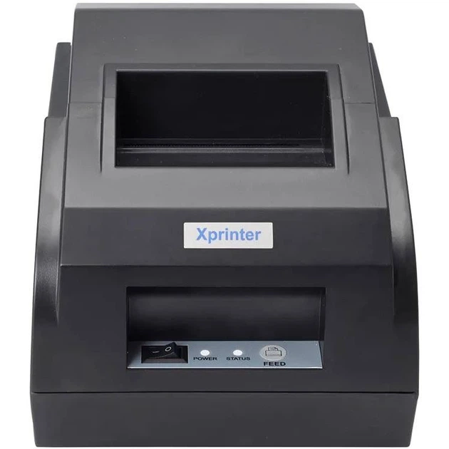 Принтер чеків Xprinter (термодрук, 90 мм/с, стрічка 58 мм, USB, чорний) (XP-58IIL) - Фото 1 Принтер чеків Xprinter (термодрук, 90 мм/с, стрічка 58 мм, USB, чорний) (XP-58IIL) - зображення 1