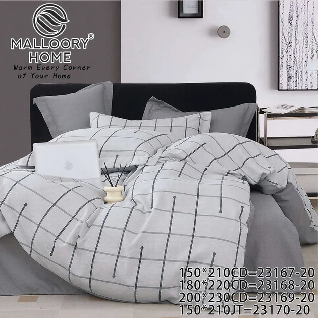 Постільна білизна Двоспальна Фланель Malloory Home 180×200 см - Фото 1 Постільна білизна Двоспальна Фланель Malloory Home 180×200 см - зображення 1
