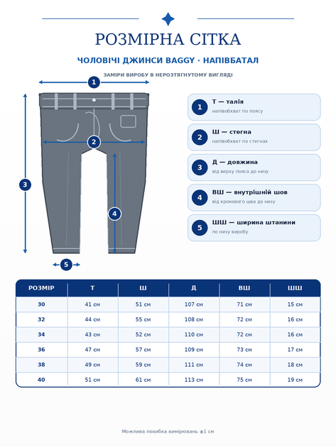 Мужские демисезонные джинсы полубатал Baggy серые (762) 34 - изображение 3
