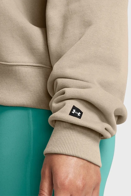 Жіночий бежевий світшот Pjt Rck HW Terry LS Q1 Under Armour L 1382705-203 - Фото 4 Жіночий бежевий світшот Pjt Rck HW Terry LS Q1 Under Armour L 1382705-203 - изображение 4