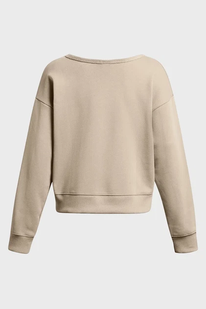 Жіночий бежевий світшот Pjt Rck HW Terry LS Q1 Under Armour L 1382705-203 - Фото 6 Жіночий бежевий світшот Pjt Rck HW Terry LS Q1 Under Armour L 1382705-203 - изображение 6