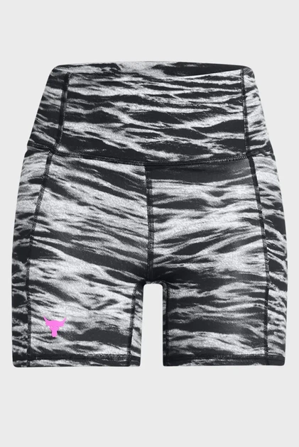 Жіночі чорні велосипедки з візерунком Pjt Rck HWT Shorts Tools Under Armour XL 1388091-001 - Фото 5 Жіночі чорні велосипедки з візерунком Pjt Rck HWT Shorts Tools Under Armour XL 1388091-001 - изображение 5