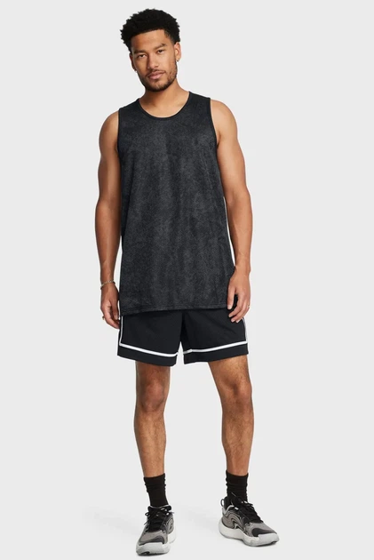 Чоловічі чорні шорти UA Zone Pro 7" Mesh Short Under Armour S 1387089-001 - Фото 3 Чоловічі чорні шорти UA Zone Pro 7" Mesh Short Under Armour S 1387089-001 - изображение 3