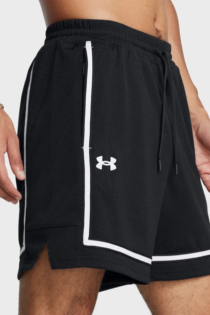 Чоловічі чорні шорти UA Zone Pro 7" Mesh Short Under Armour S 1387089-001 - Фото 4 Чоловічі чорні шорти UA Zone Pro 7" Mesh Short Under Armour S 1387089-001 - изображение 4