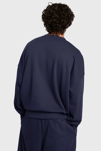 Чоловічий темно-синій світшот UA Icon HWT Terry OS Crew Under Armour L 1386548-410 - изображение 2