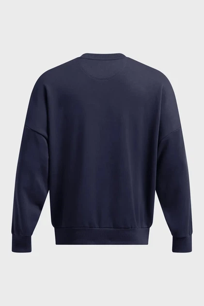 Чоловічий темно-синій світшот UA Icon HWT Terry OS Crew Under Armour L 1386548-410 - изображение 5