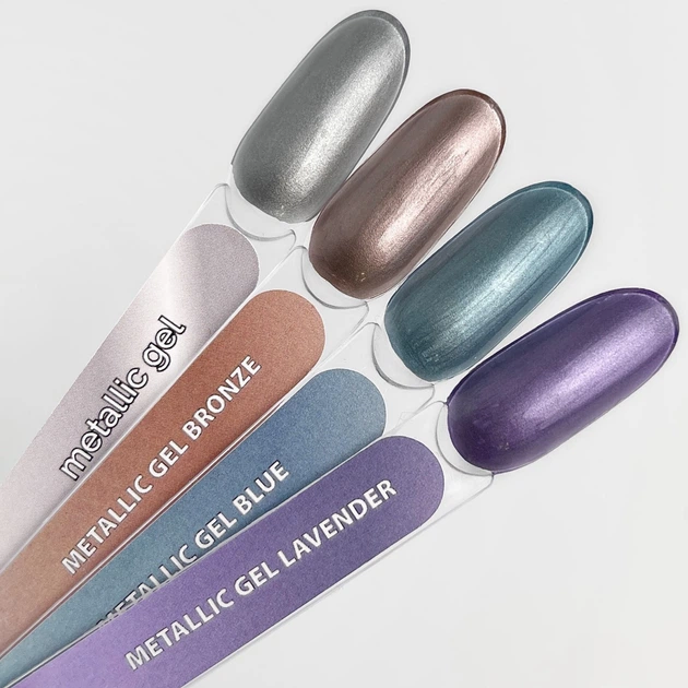 Декоративний гель TOUCH Metallic Gel White 5 мл - Фото 3 Декоративний гель TOUCH Metallic Gel White 5 мл - изображение 3