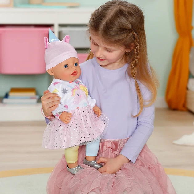 Кукла BABY born комбинированные материалы 43 см Эмма-Единорог - Фото 7 Кукла BABY born комбинированные материалы 43 см Эмма-Единорог - изображение 7