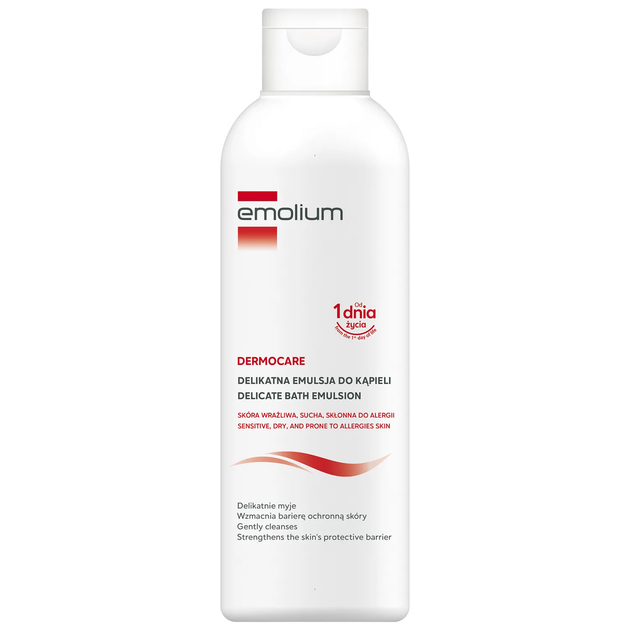 Эмульсия для ванны Эмолиум, EMOLIUM DERMOCARE, 400 мл - Фото 2 Эмульсия для ванны Эмолиум, EMOLIUM DERMOCARE, 400 мл - изображение 2