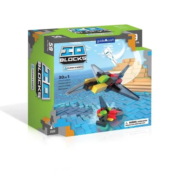 Конструктор Guidecraft IO Blocks 59 деталей разноцветный с дополненной 3D реальностью - изображение 7