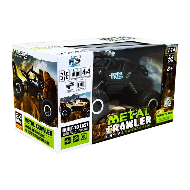 Автомобиль Off-Road Crawler Sulong Toys металл 1:14 матовый черный - Фото 4 Автомобиль Off-Road Crawler Sulong Toys металл 1:14 матовый черный - изображение 4