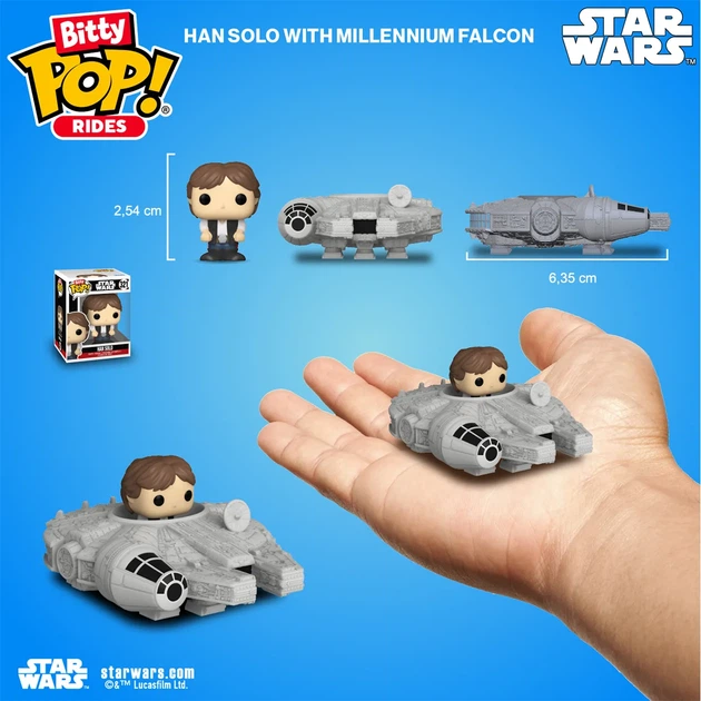Набор фигурок Funko винил 2 54 см Хан Соло Тысячелетний сокол - Фото 3 Набор фигурок Funko винил 2 54 см Хан Соло Тысячелетний сокол - изображение 3