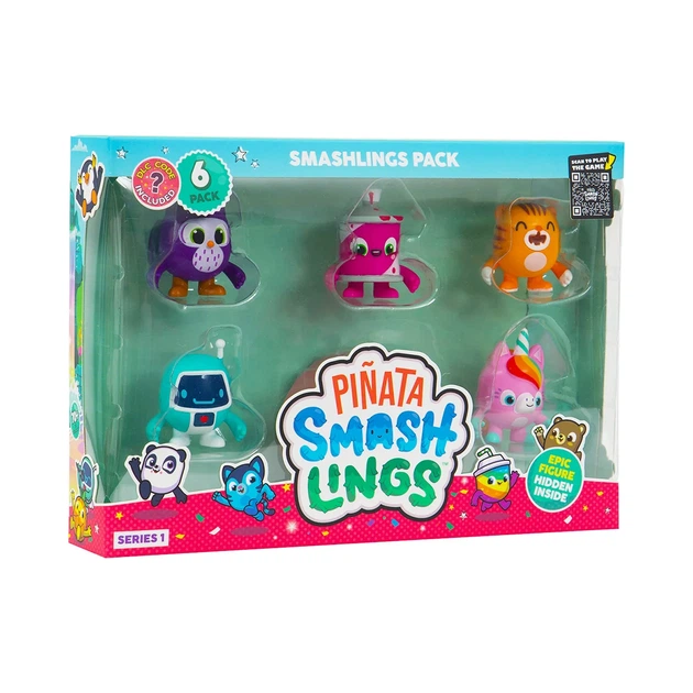 Набор фигурок Piñata Smashlings комбинированные материалы 3 5 см яркие герои - Фото 2 Набор фигурок Piñata Smashlings комбинированные материалы 3 5 см яркие герои - изображение 2