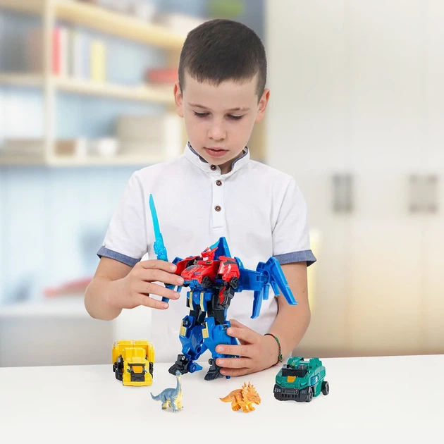 Игровой набор Dinoster пластик 18х11х19 см зеленый - изображение 7