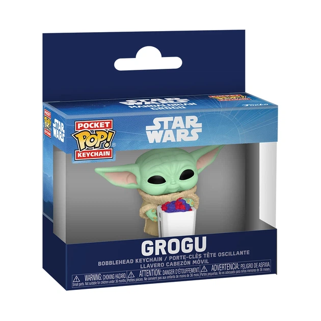 Ігрова фігурка Funko POP! Ґроґу з попкорном 3,8 см вінілова - Фото 1 Ігрова фігурка Funko POP! Ґроґу з попкорном 3,8 см вінілова - зображення 1