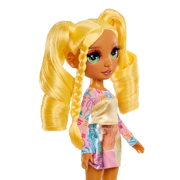 Кукла Rainbow High My Fashion Style комбинированные материалы 27 см желтая - изображение 4
