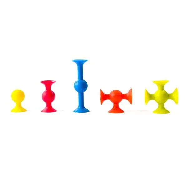 Конструктор Fat Brain Toys силіконовий 75 деталей різнокольоровий - зображення 2