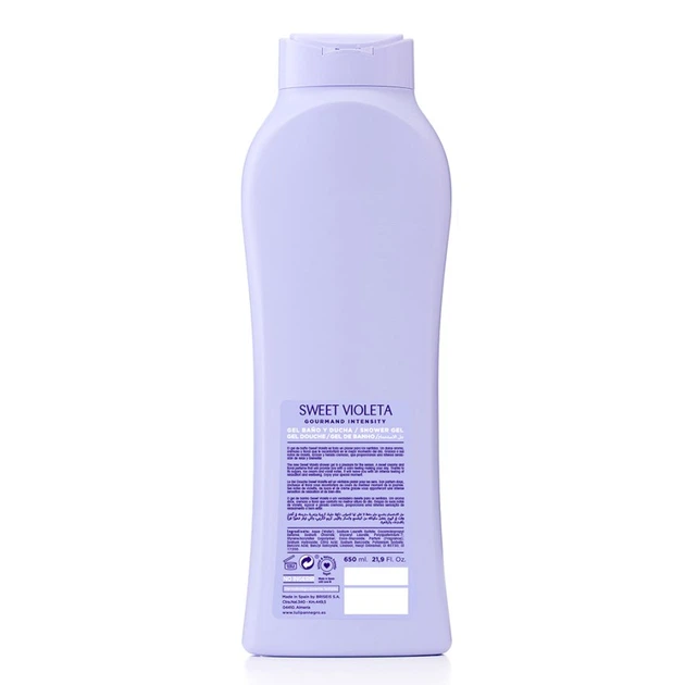 Гель для душа Tulipan Negro Shower Gel - Sweet Violeta (650 мл) - изображение 2