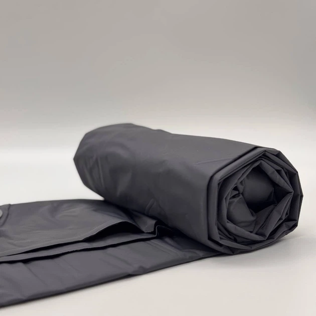 Надувний туристичний матрац (188х58х6 см) Outdoor Sleeping, Темно-сірий / Кемпінговий надувний каремат з подушкою - зображення 8