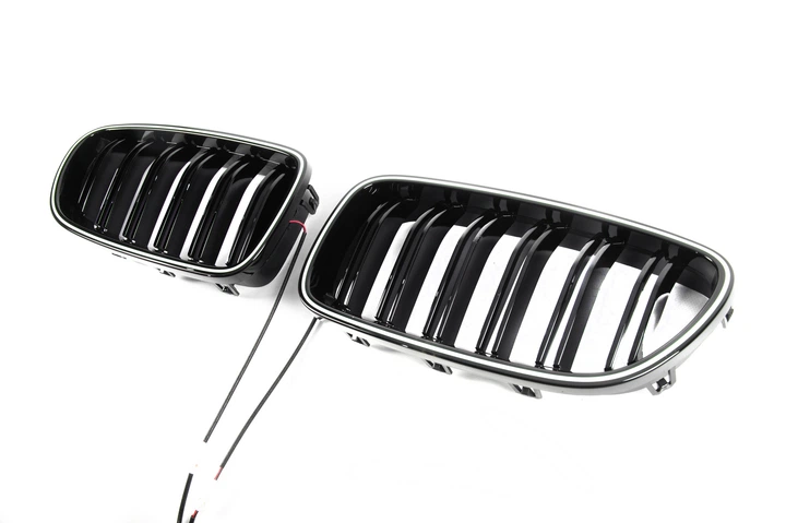 Ноздри M-Look LED (чёрный глянец) для BMW 5 серия F10/F11 2010–2016 гг - Фото 3 Ноздри M-Look LED (чёрный глянец) для BMW 5 серия F10/F11 2010–2016 гг - изображение 3