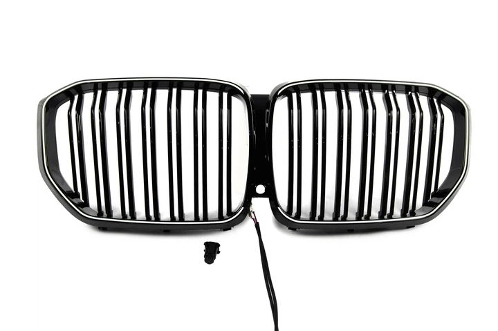 Ноздри BMW M-Look LED (2019-2022, черный глянец) для BMW X5 G05 2019–2026 гг - Фото 1 Ноздри BMW M-Look LED (2019-2022, черный глянец) для BMW X5 G05 2019–2026 гг - изображение 1