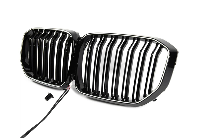 Ноздри BMW M-Look LED (2019-2022, черный глянец) для BMW X5 G05 2019–2026 гг - Фото 2 Ноздри BMW M-Look LED (2019-2022, черный глянец) для BMW X5 G05 2019–2026 гг - изображение 2