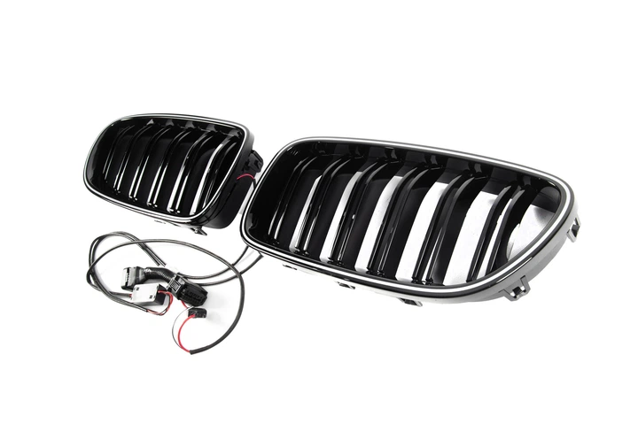 Ноздри M-Look LED (чёрный глянец) для BMW 5 серия F10/F11 2010–2016 гг - Фото 9 Ноздри M-Look LED (чёрный глянец) для BMW 5 серия F10/F11 2010–2016 гг - изображение 9